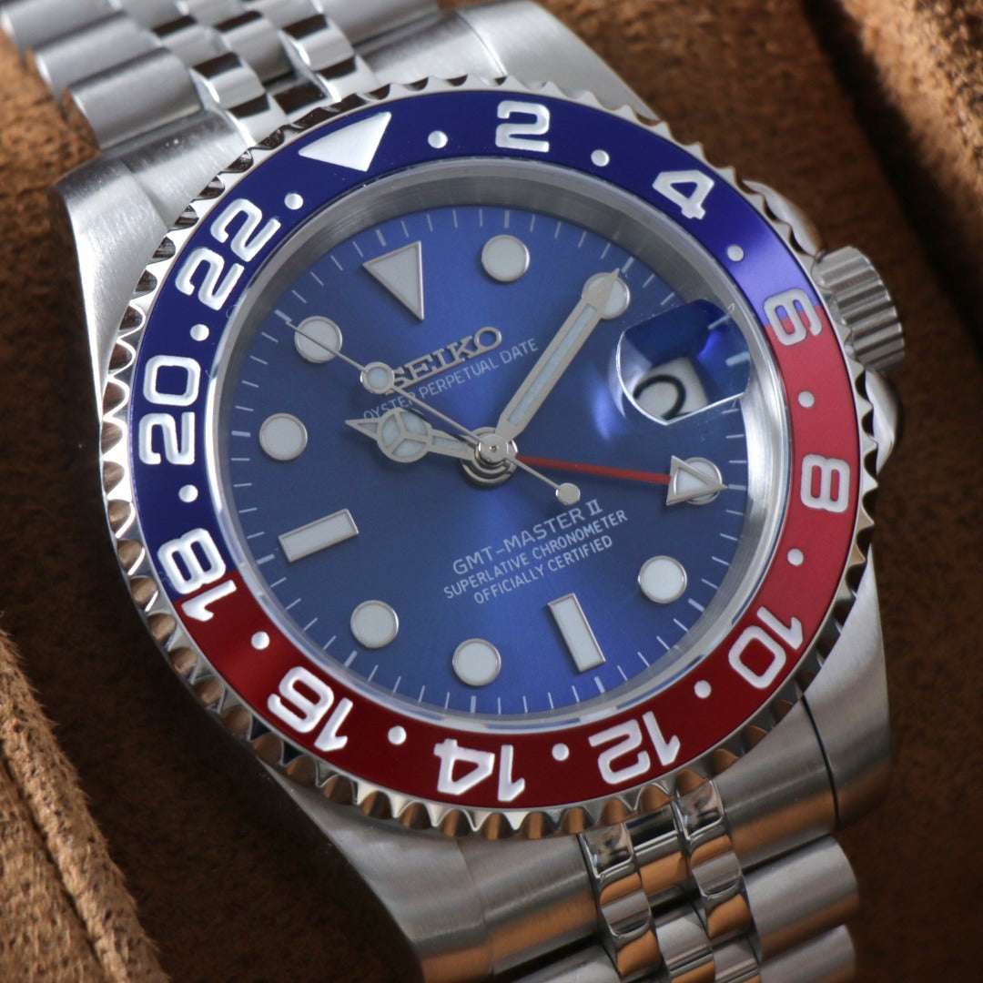 GMT Pepsi Mod Blue Dial