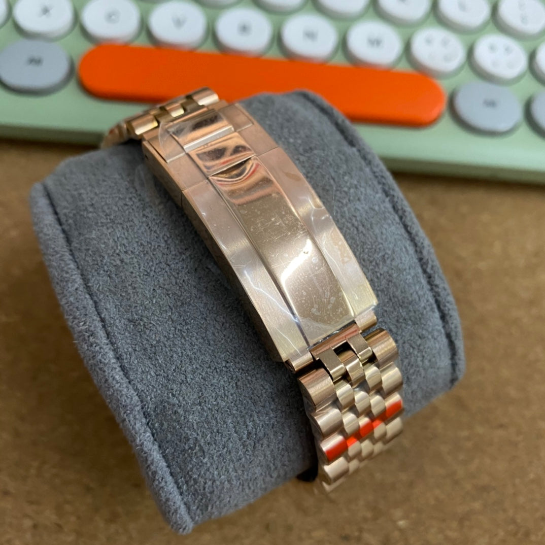 Datejust Rose Gold Roman Champagne Dial Mod