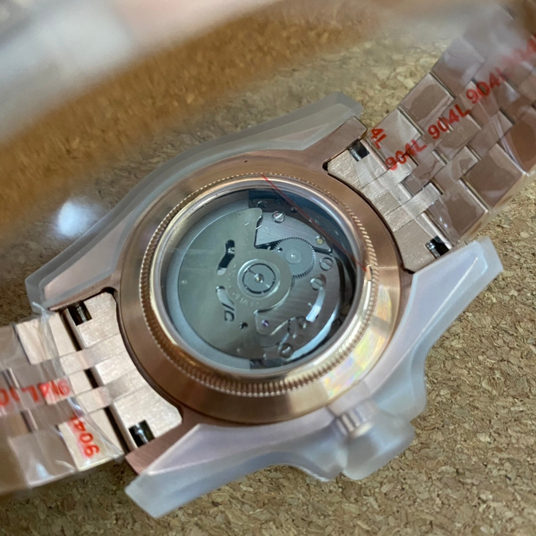 Datejust Rose Gold Roman Champagne Dial Mod