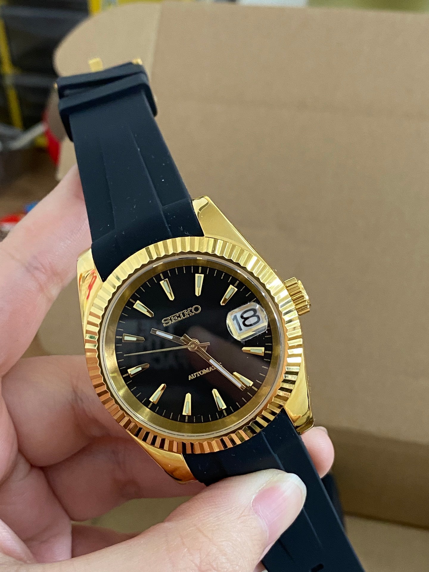 Datejust Gold/Black Mod