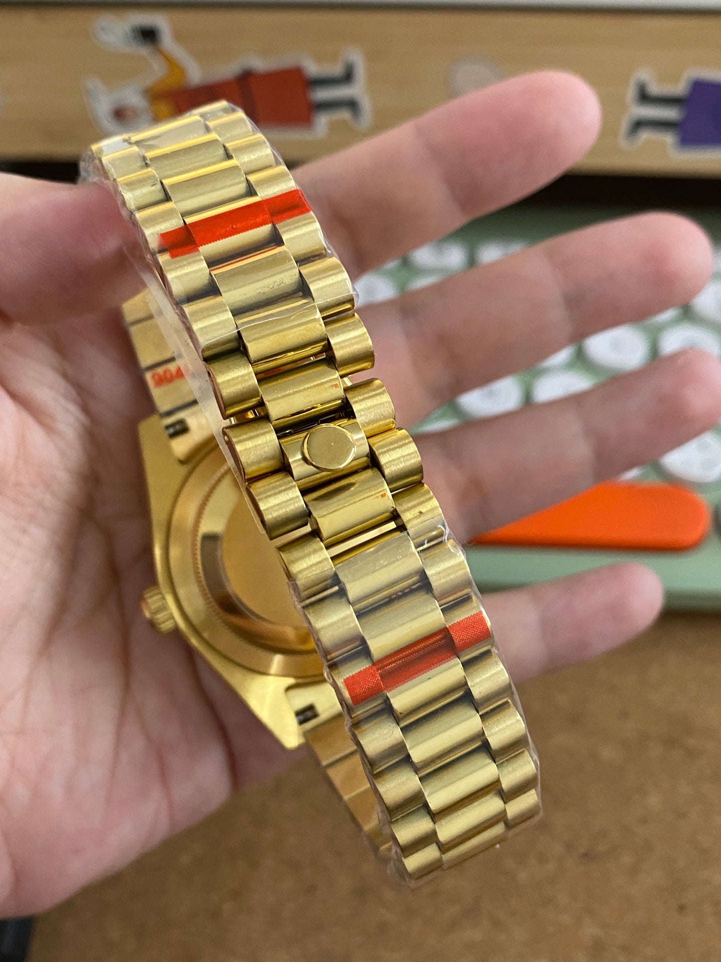 Datejust Gold/Green Presidential Mod