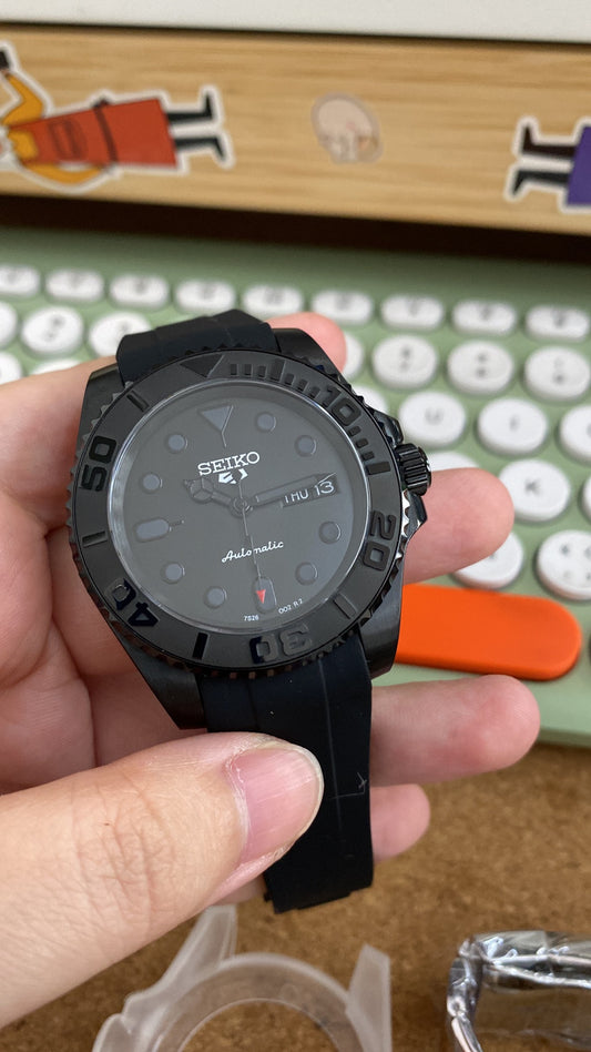 Yachtmaster Black Mod Rubber
