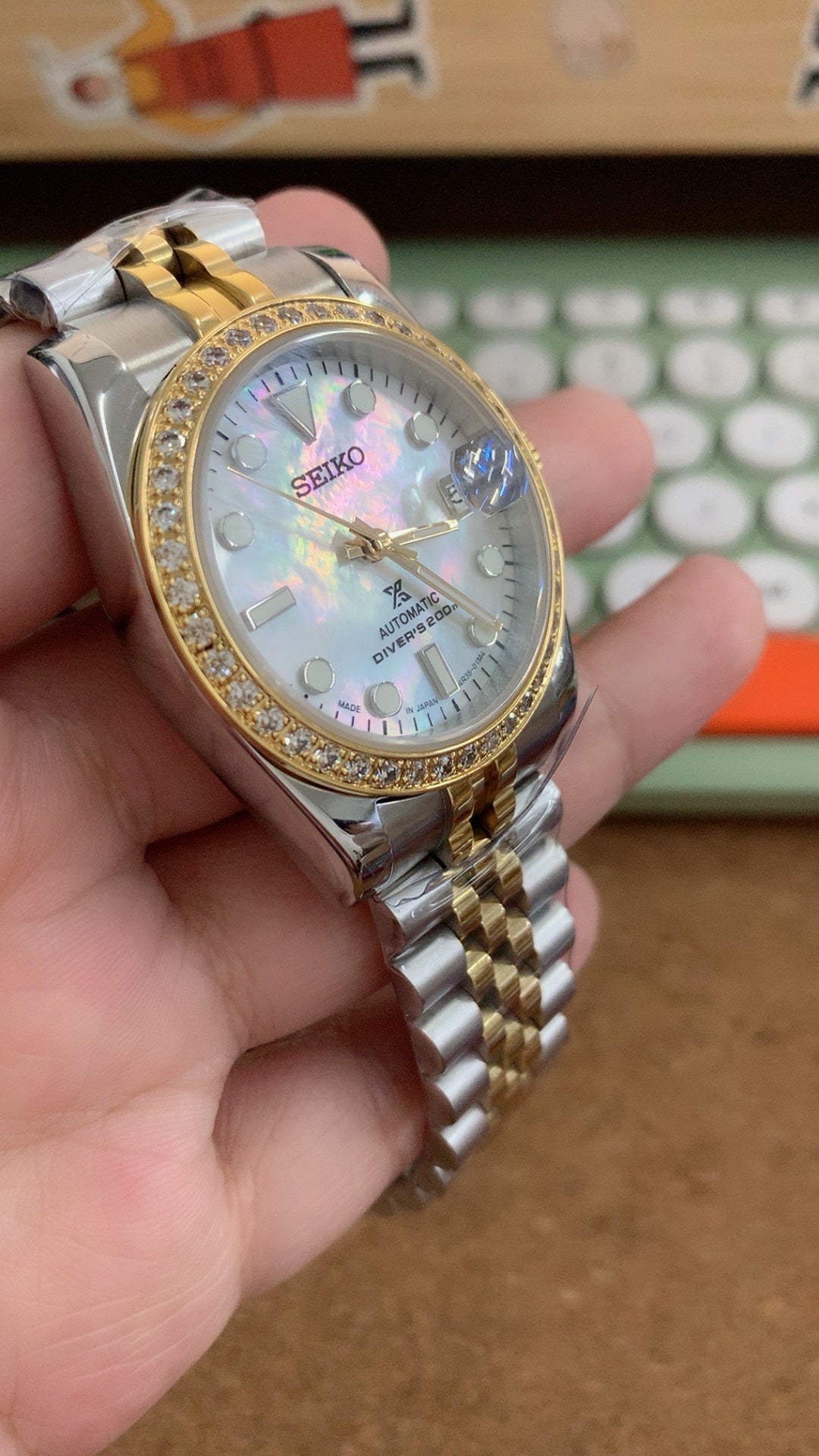 Datejust Two Tone Pearl Mod