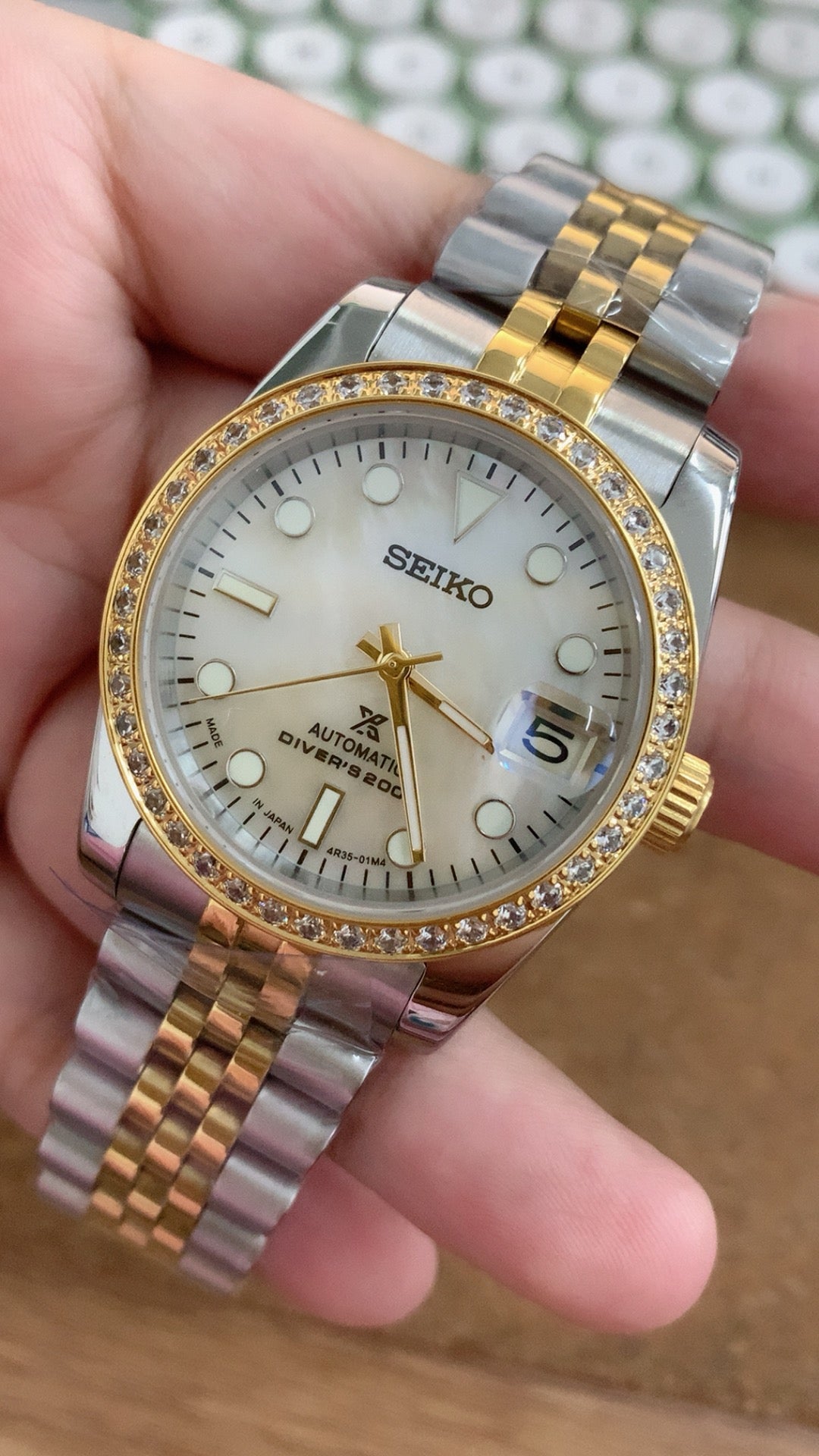 Datejust Two Tone Pearl Mod