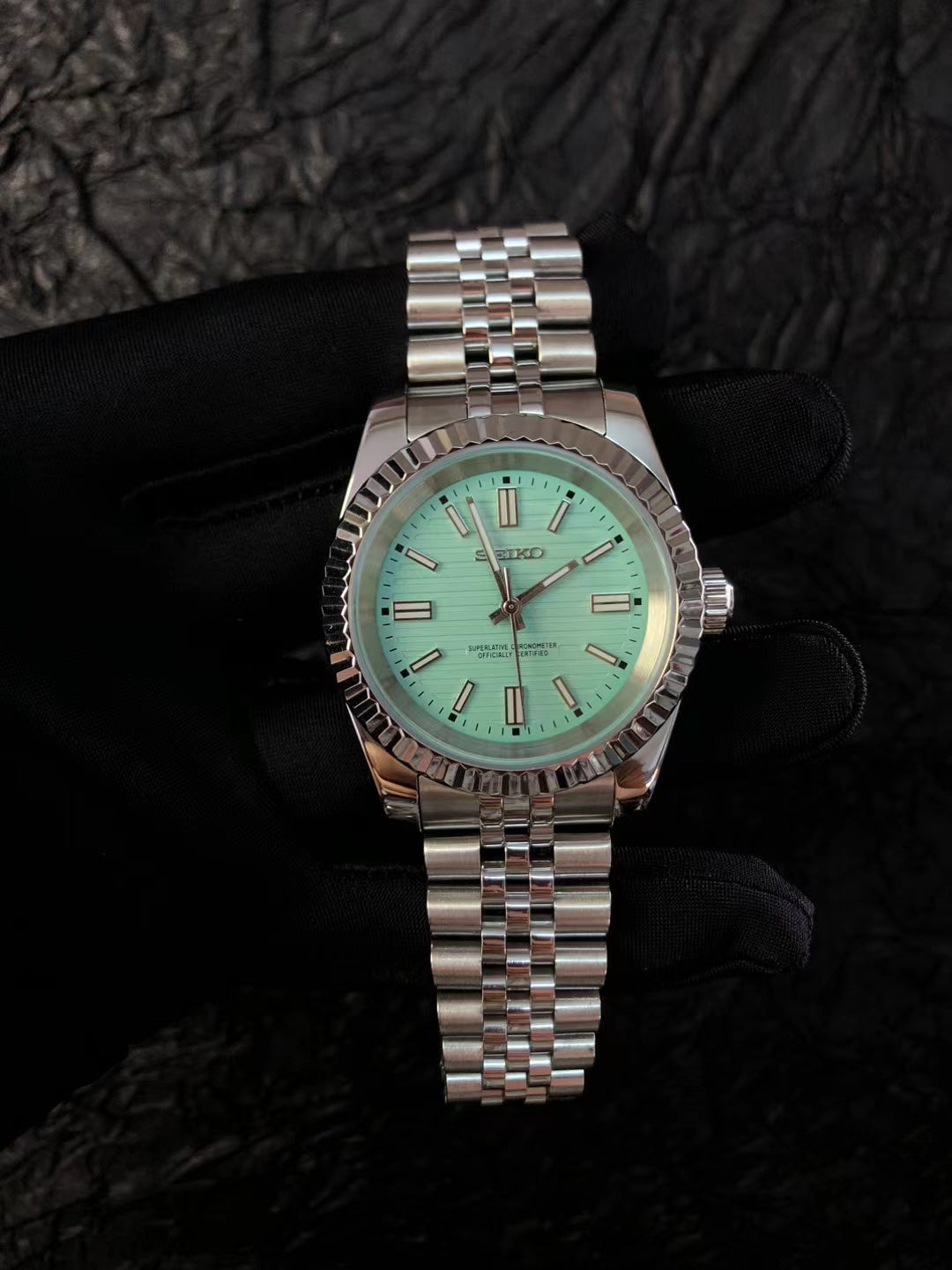 Datejust Fluted Bezel Tiffany Dial