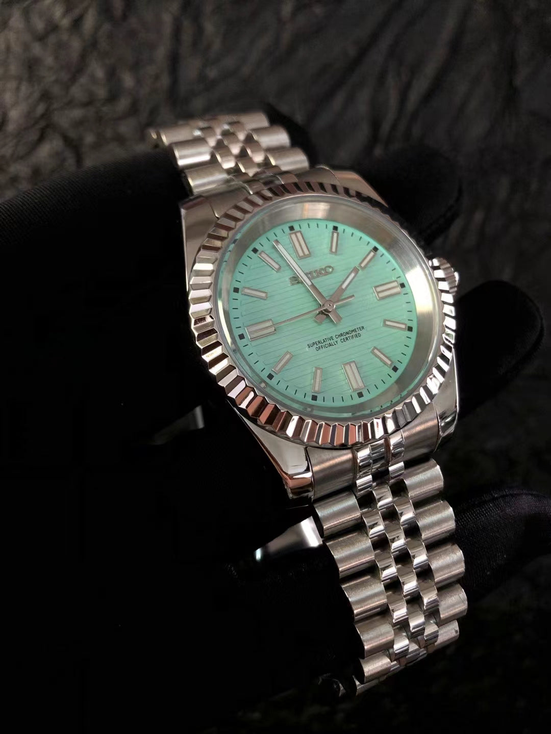 Datejust Fluted Bezel Tiffany Dial