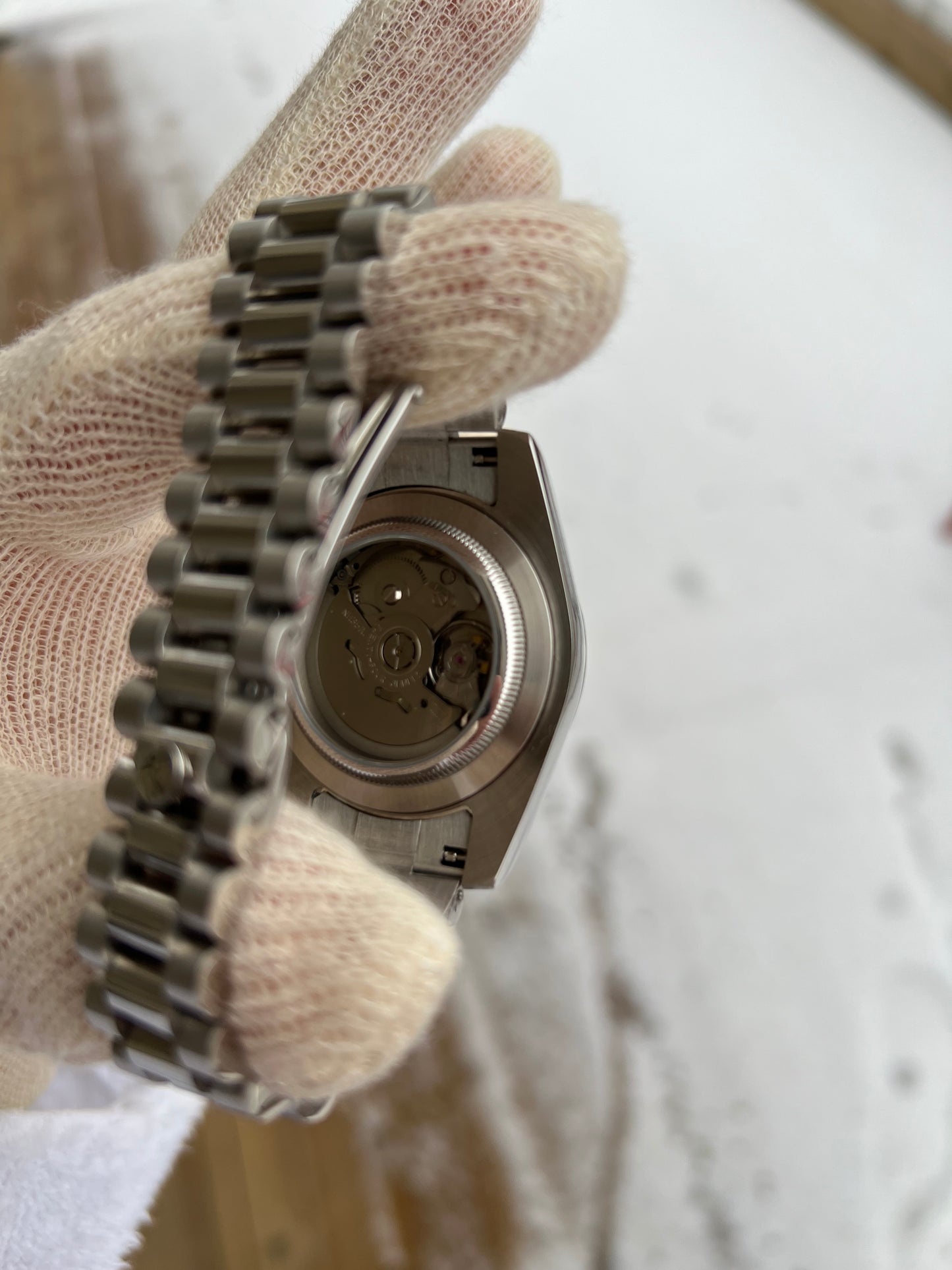Datejust Presidential Pink Pearl Dial Mod