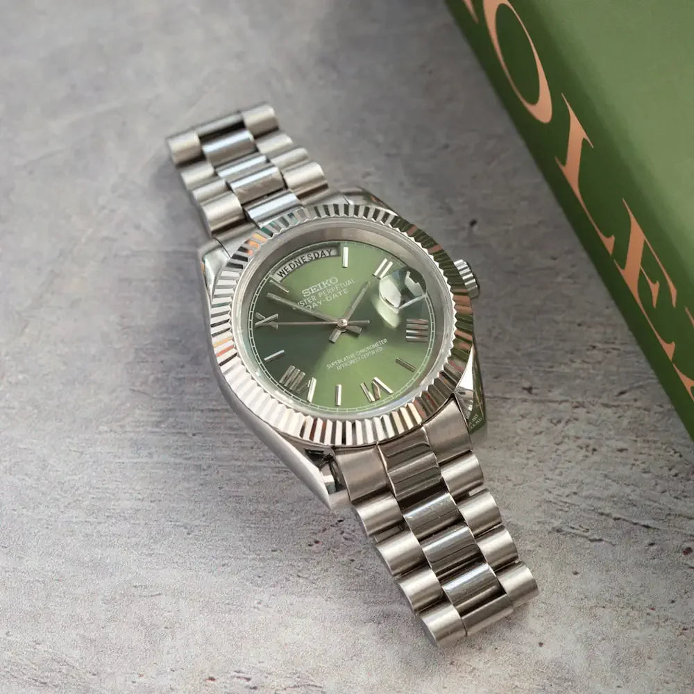 Day Date Olive Dial
