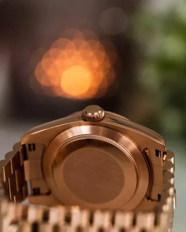 Datejust Rose Gold Green Dial Mod