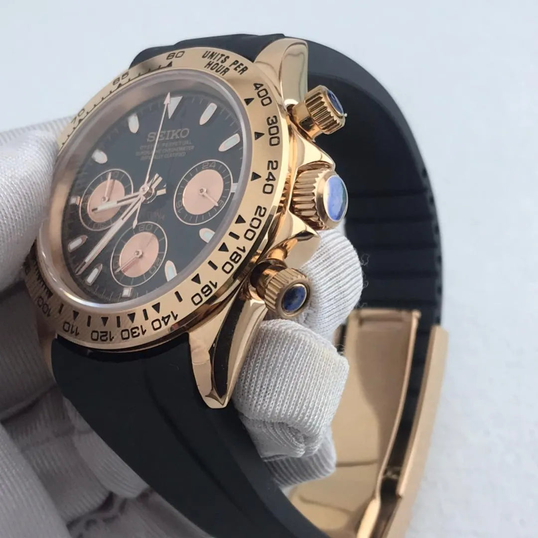 Daytona Rose Gold Oysterflex Mod