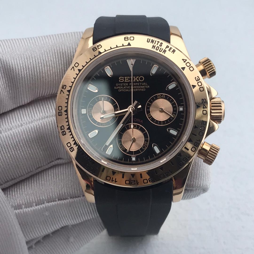 Daytona Rose Gold Oysterflex Mod