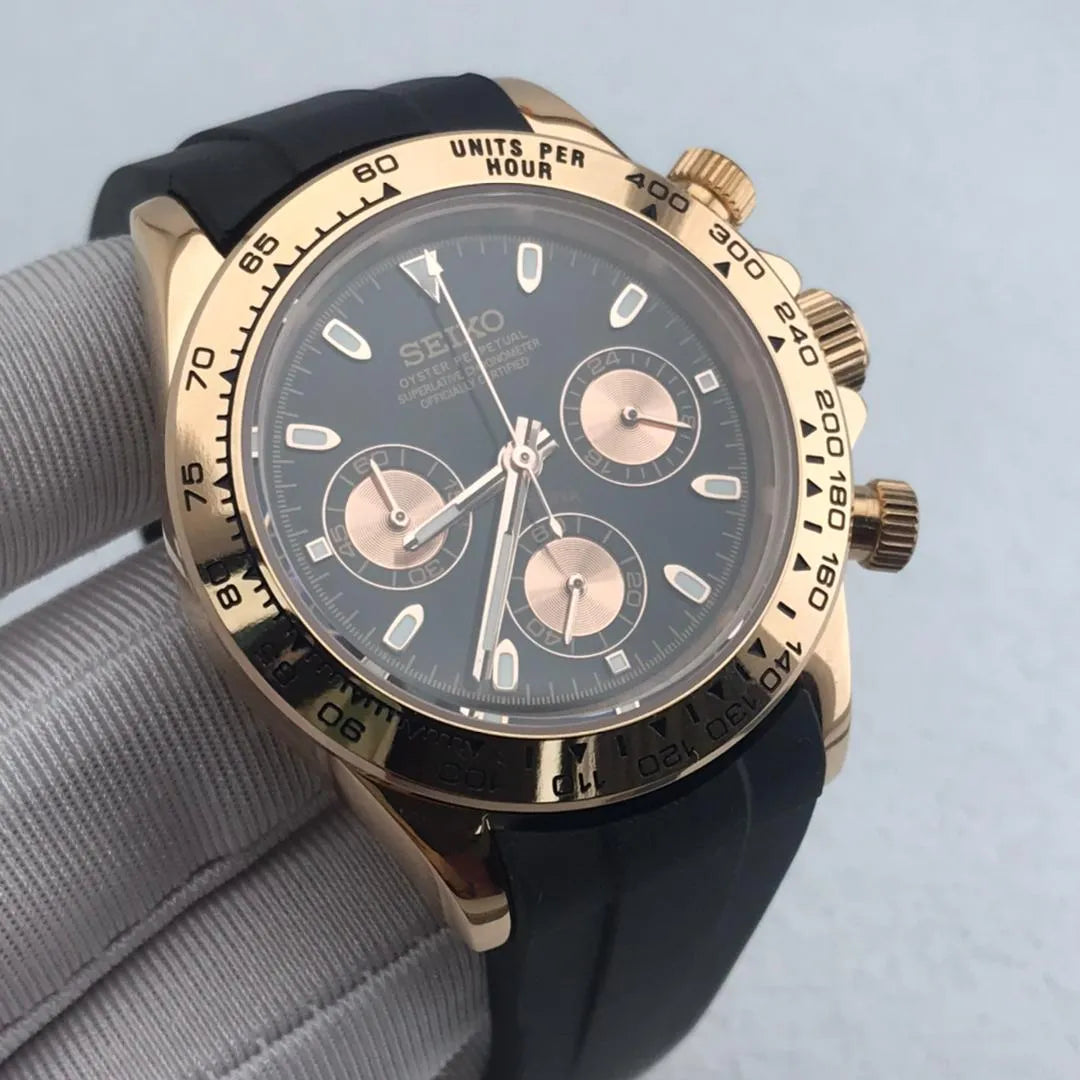 Daytona Rose Gold Oysterflex Mod