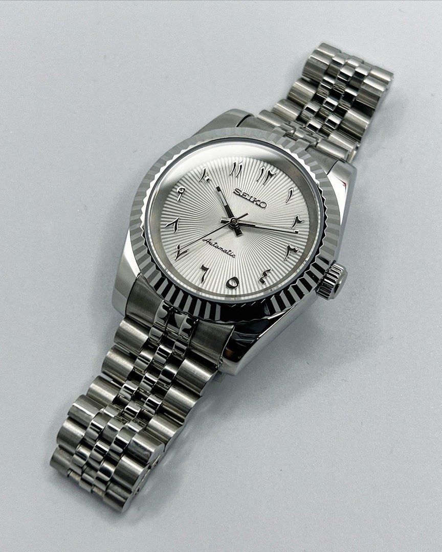 Datejust Arabic White Dial Mod