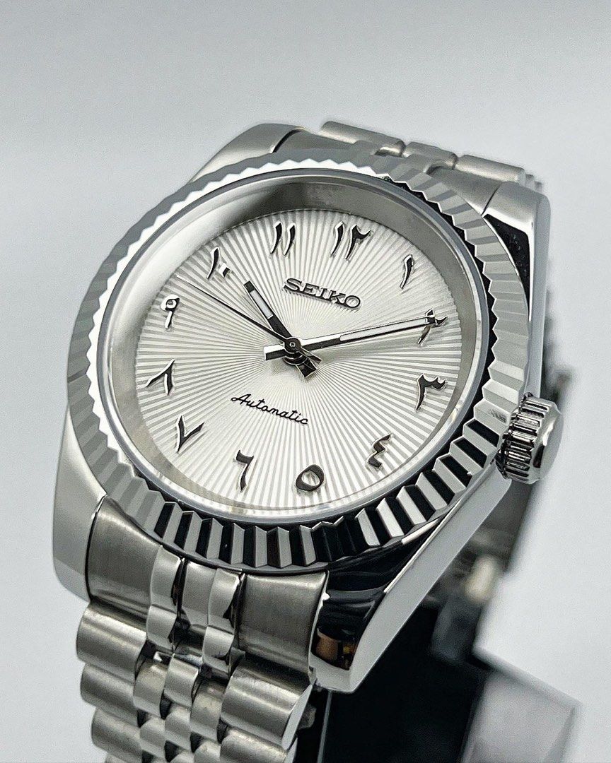 Datejust Arabic White Dial Mod