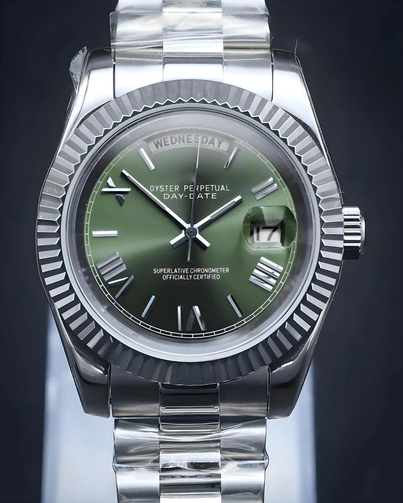 Day Date Olive Dial