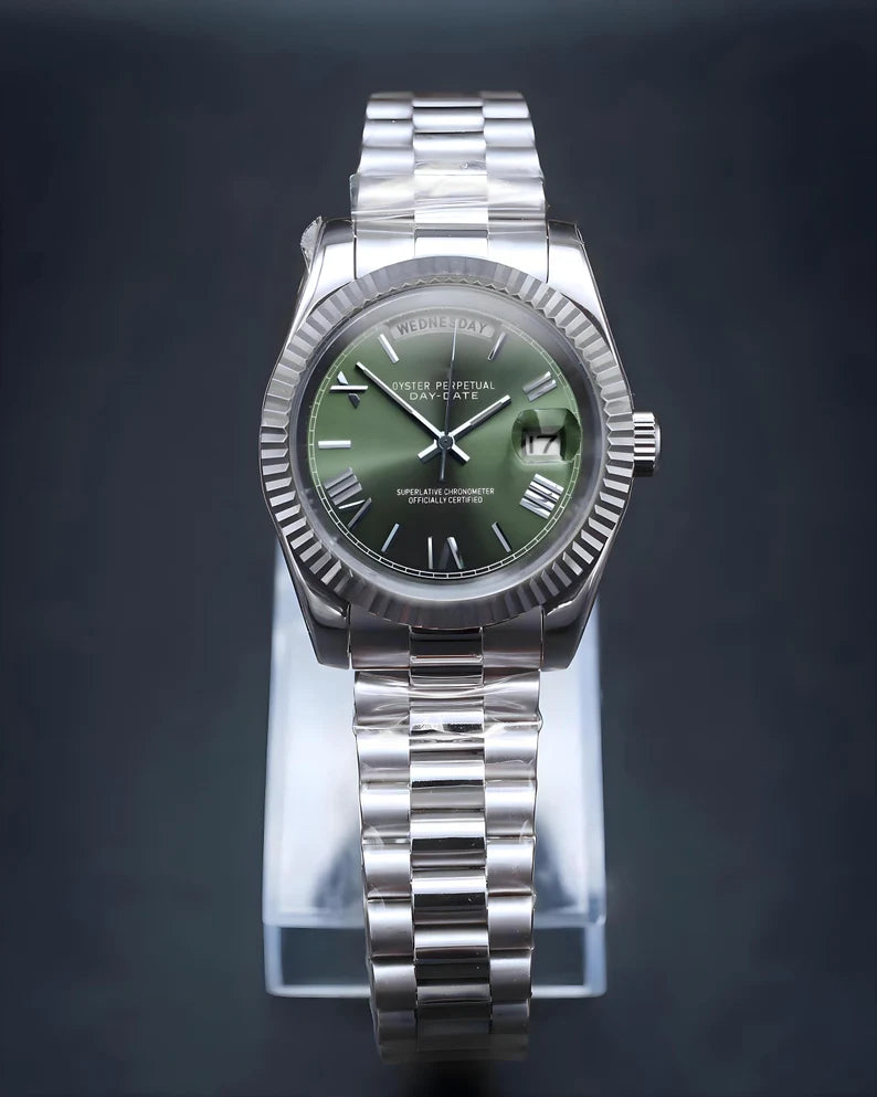 Day Date Olive Dial