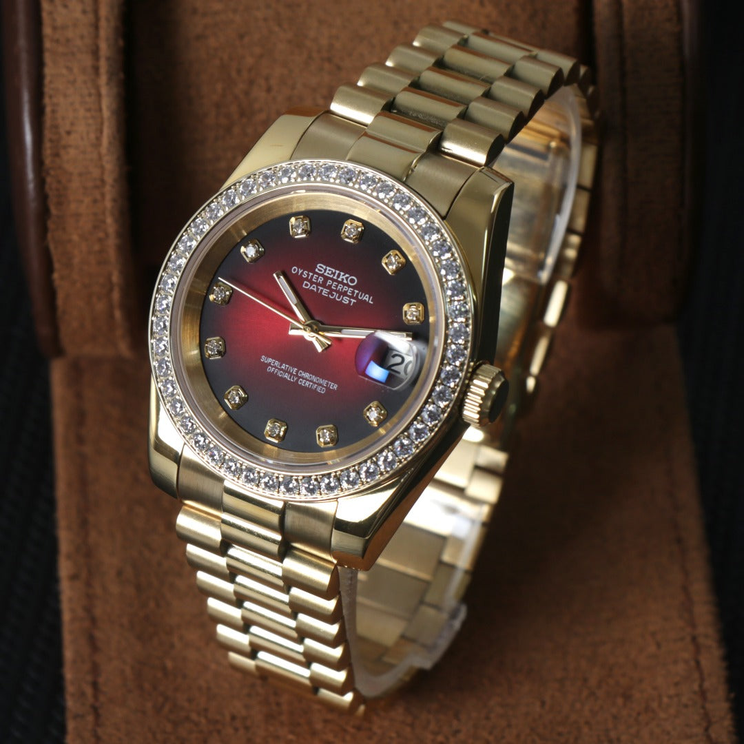 Datejust Diamond Kit Red Dial