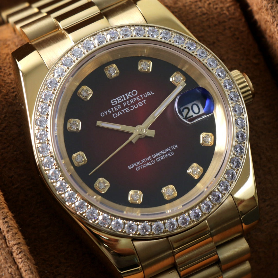 Datejust Diamond Kit Red Dial