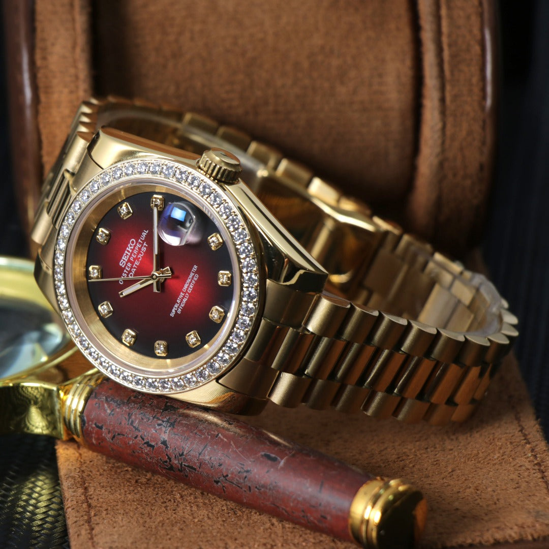 Datejust Diamond Kit Red Dial