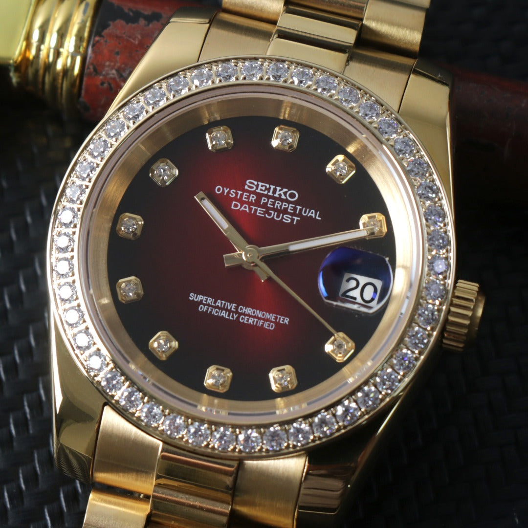 Datejust Diamond Kit Red Dial