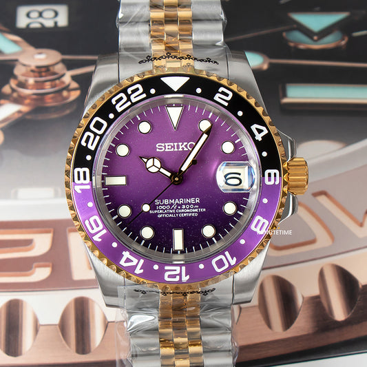 Submariner Gold Case/Purple Mod