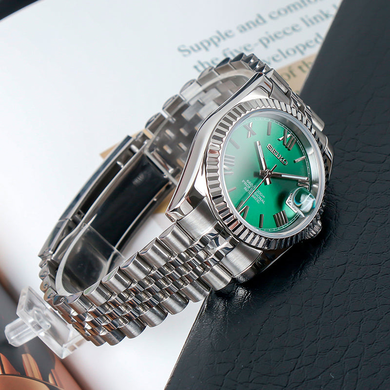 Datejust Roman Green Dial Mod