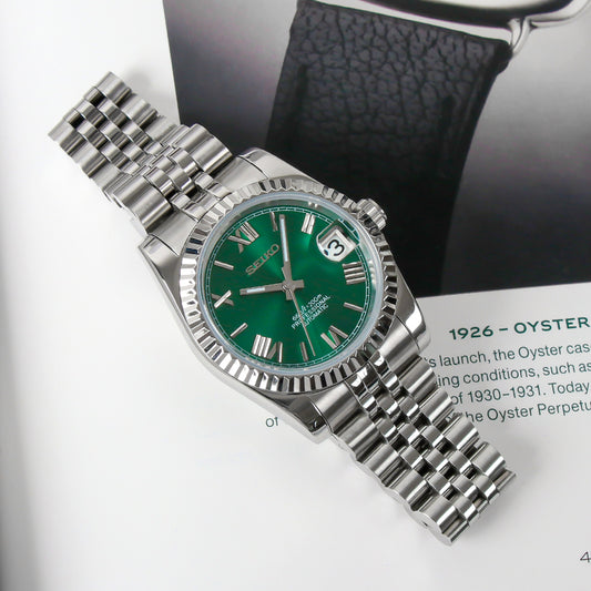 Datejust Roman Green Dial Mod