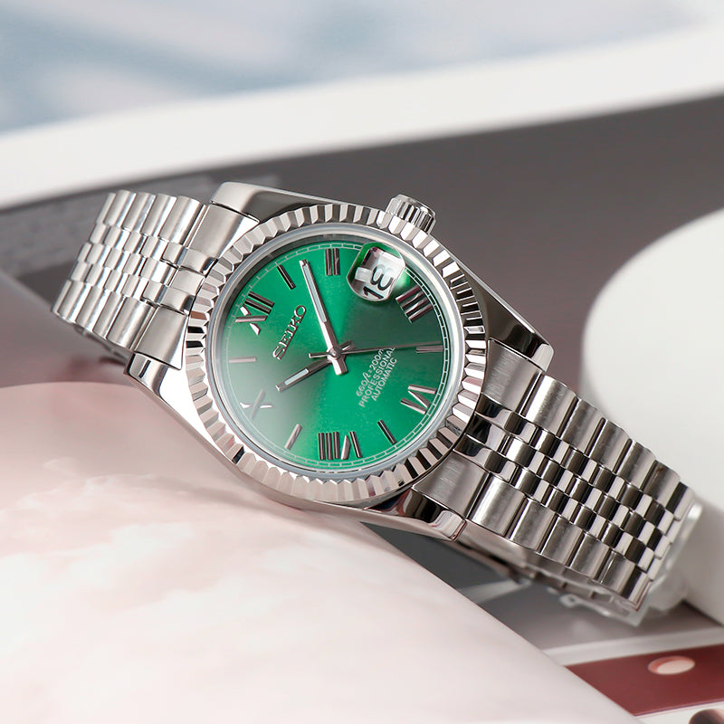 Datejust Roman Green Dial Mod