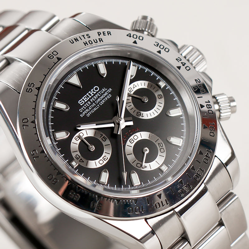 Daytona Steel Black Dial Mod