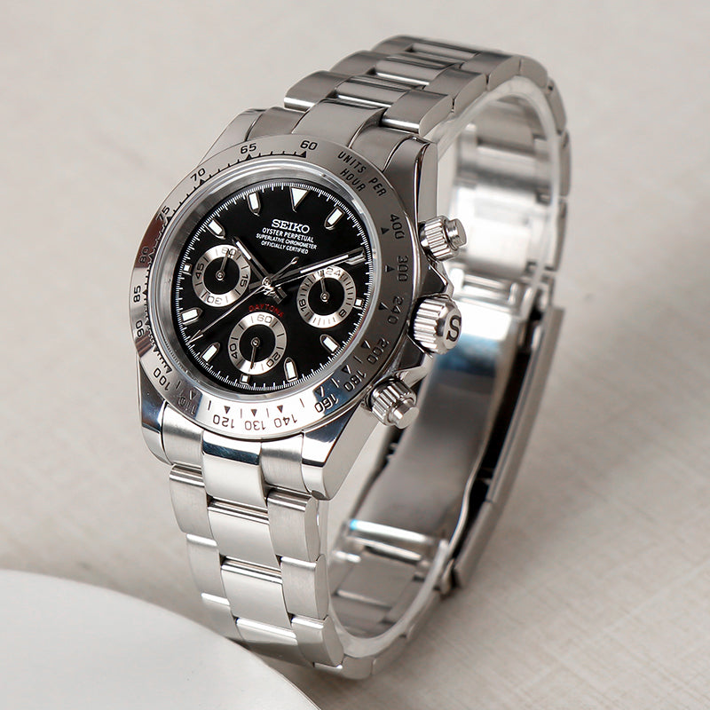 Daytona Steel Black Dial Mod