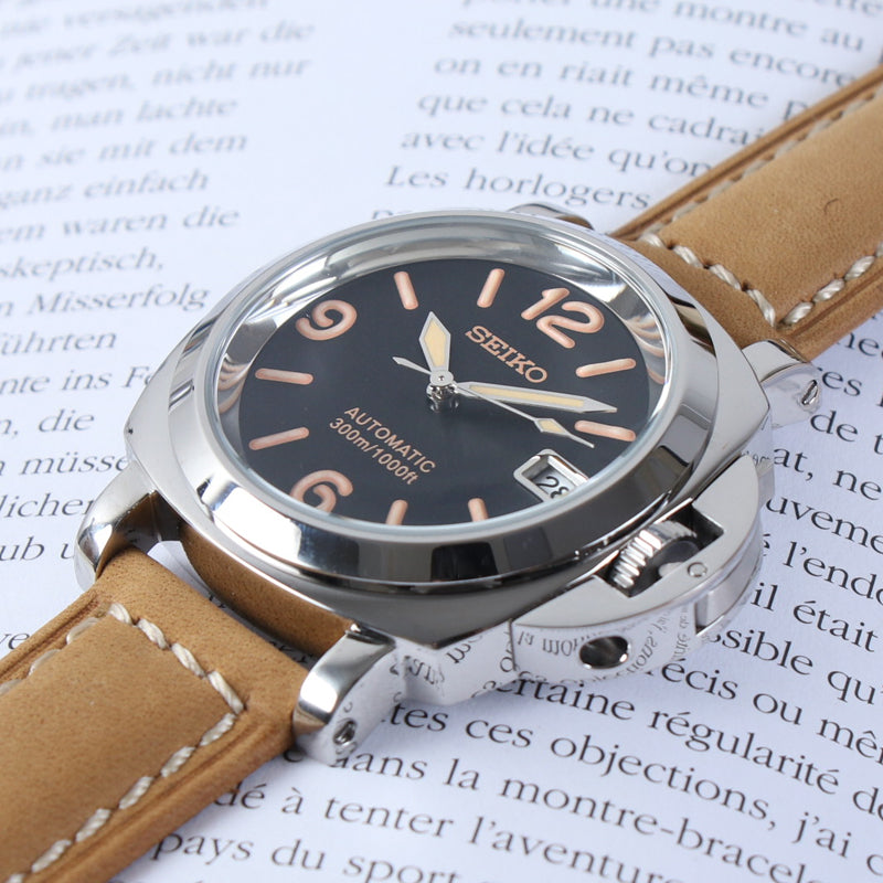 Seiko Luminor Mod Leather