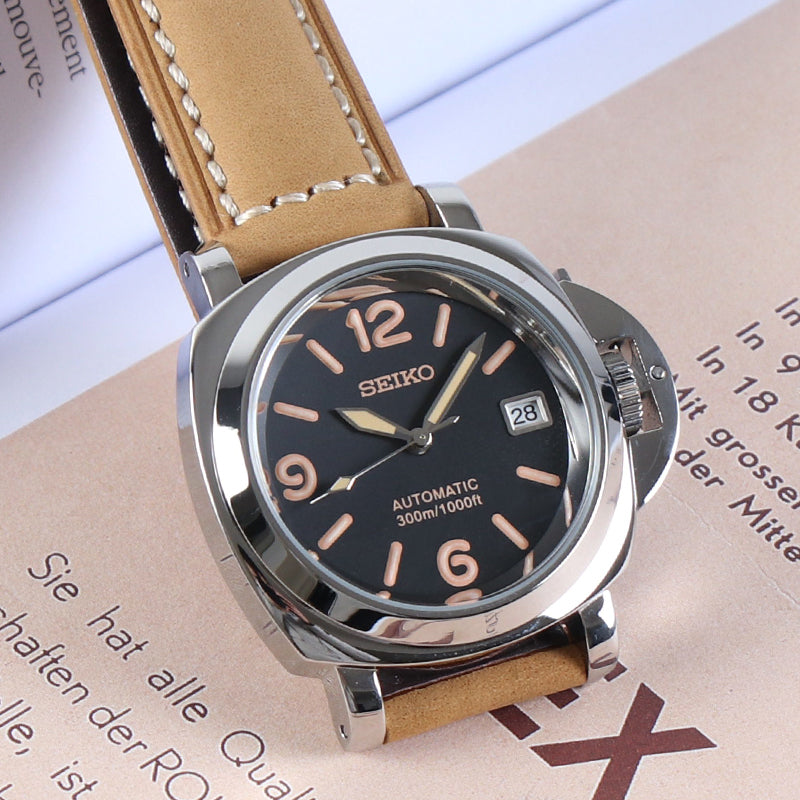 Seiko Luminor Mod Leather