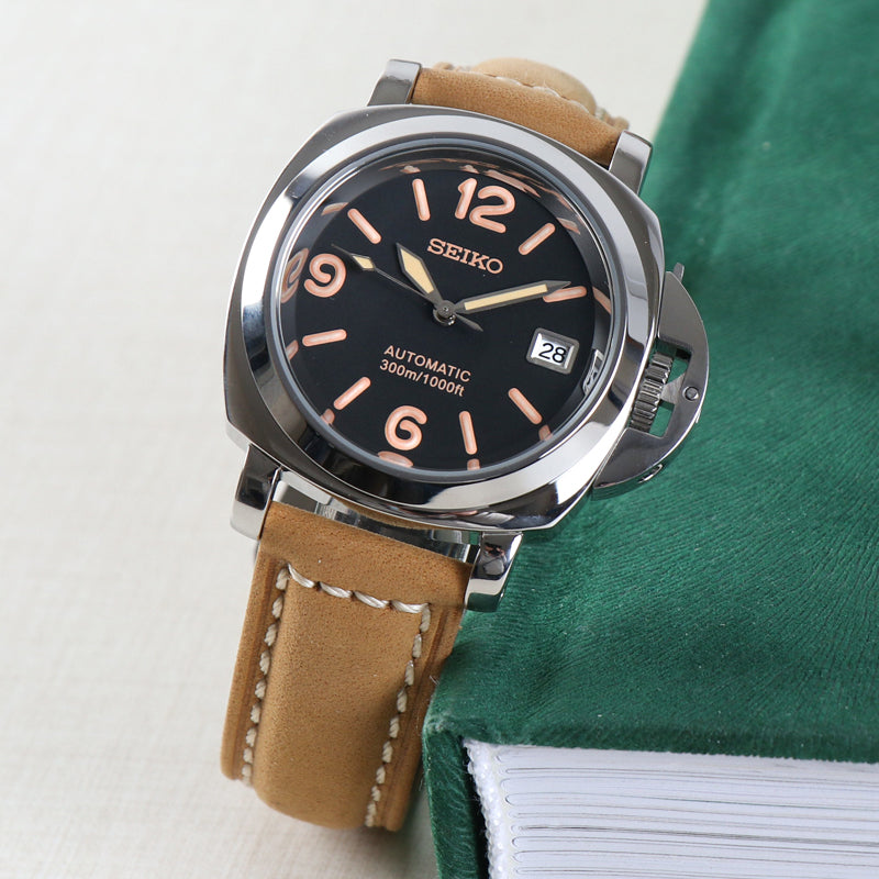 Seiko Luminor Mod Leather