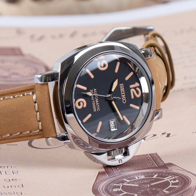 Seiko Luminor Mod Leather
