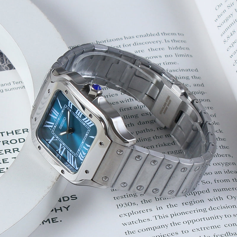 Santos Blue Dial Mod 2024