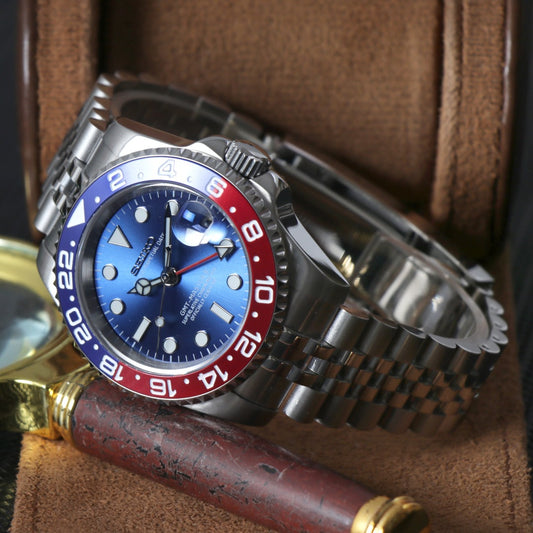 GMT Pepsi Mod Blue Dial