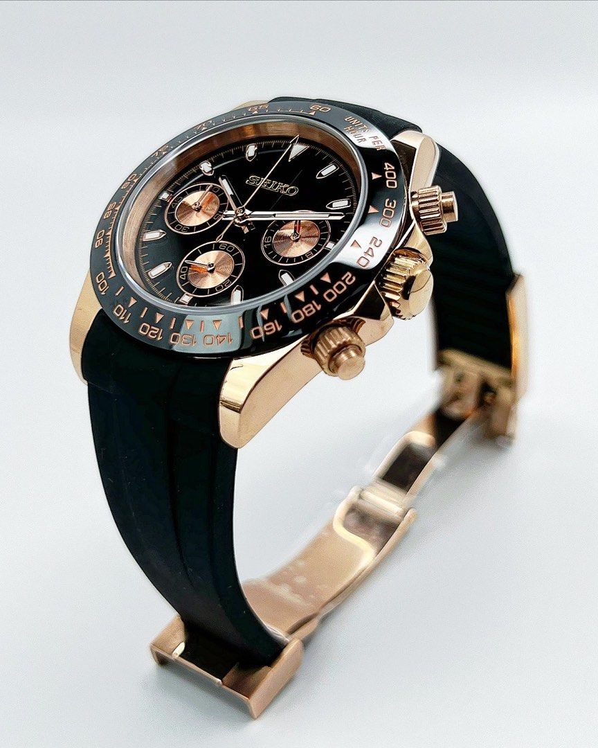 Daytona Rose Gold Oysterflex Mod