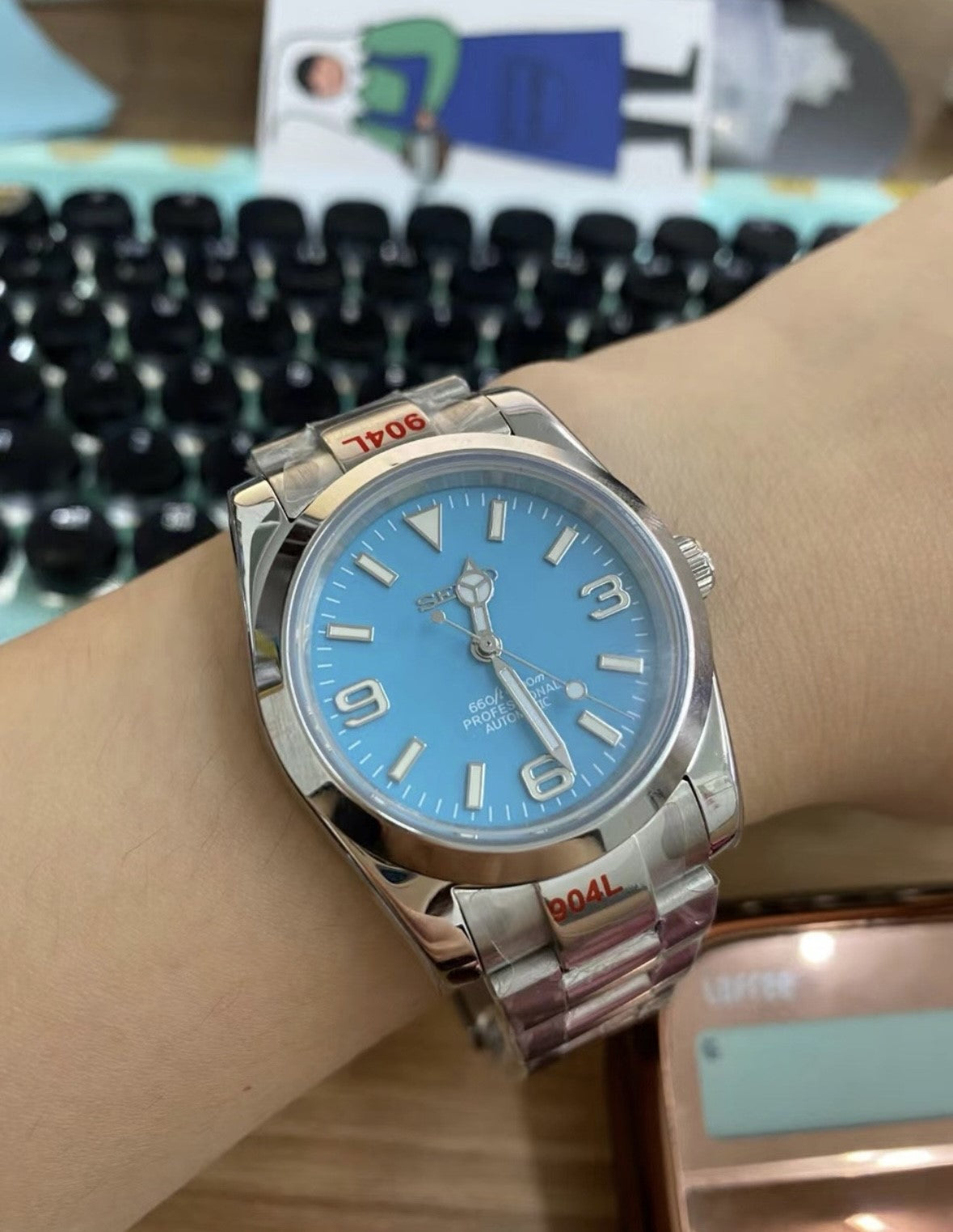 Explorer Tiffany Dial Mod
