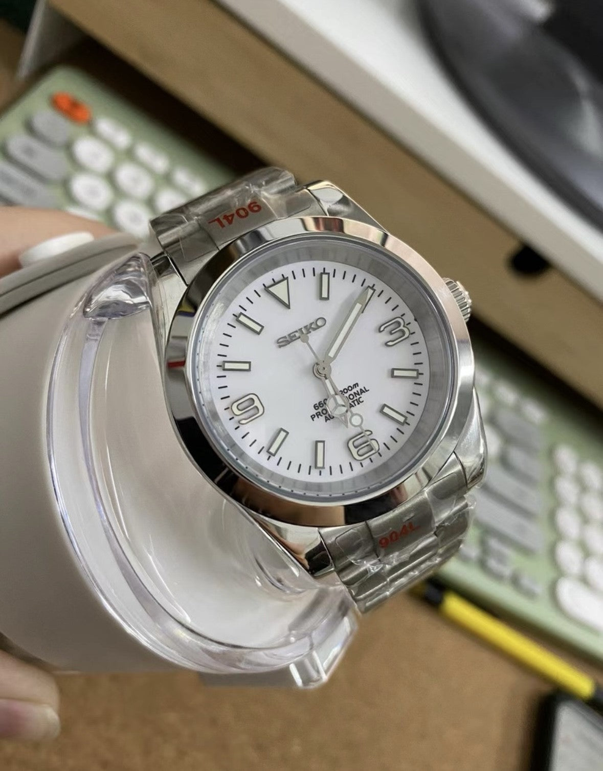 Explorer White Dial Mod