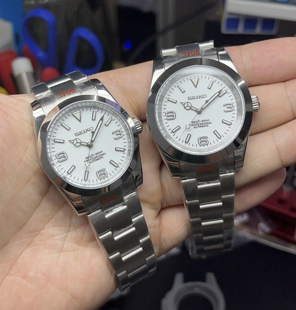 Explorer White Dial Mod
