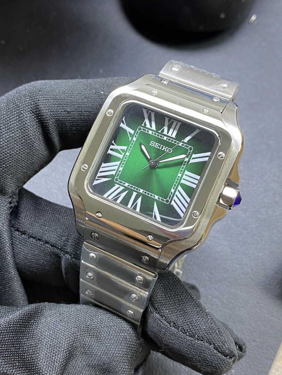 Santos Mod 2024 Green Dial