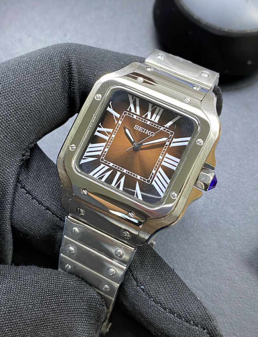 Santos Mod 2024 Brown Dial