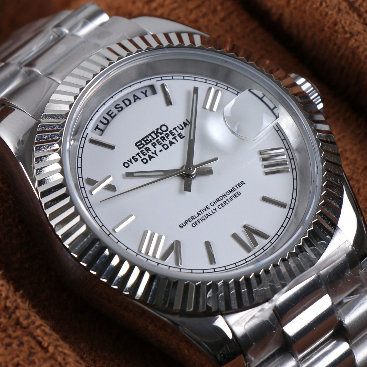 Day Date White Dial Mod