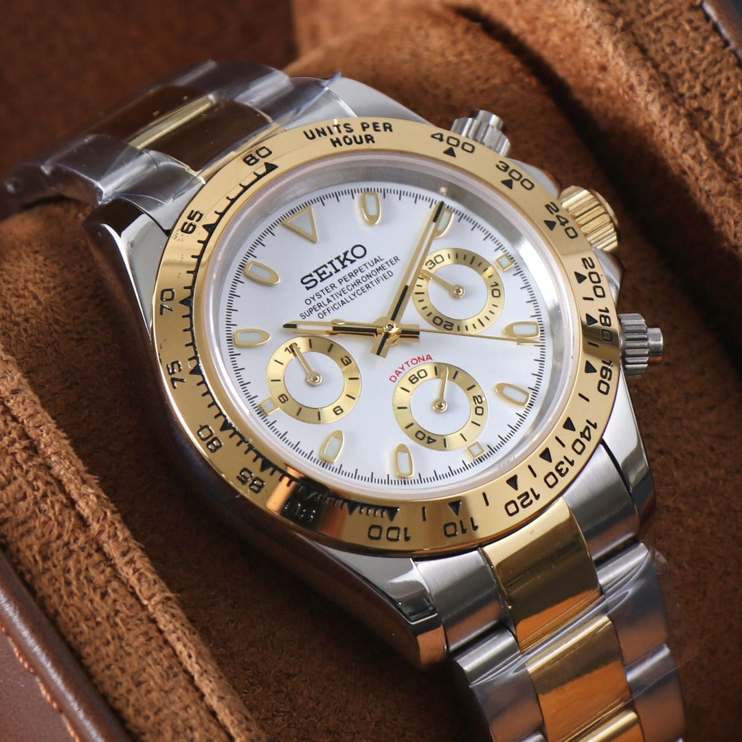 Daytona Two Tone White Dial