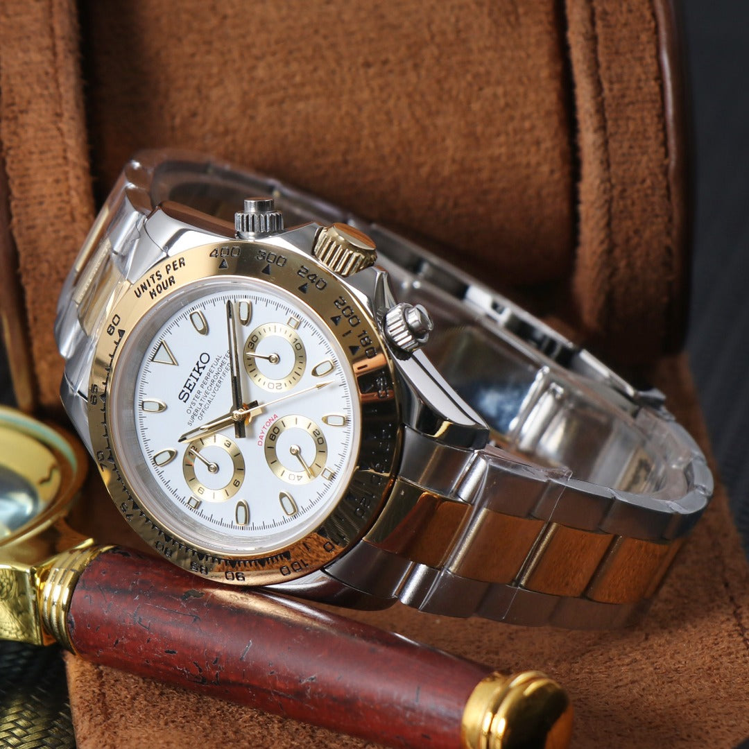 Daytona Two Tone White Dial