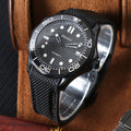 Seamaster Black Mod Canvas Strap