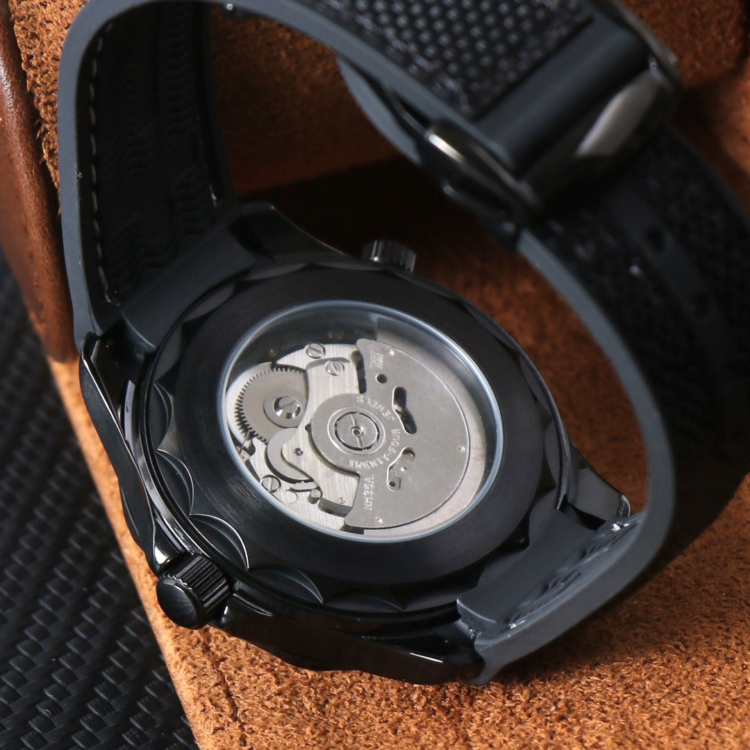 Seamaster Black Mod Canvas Strap