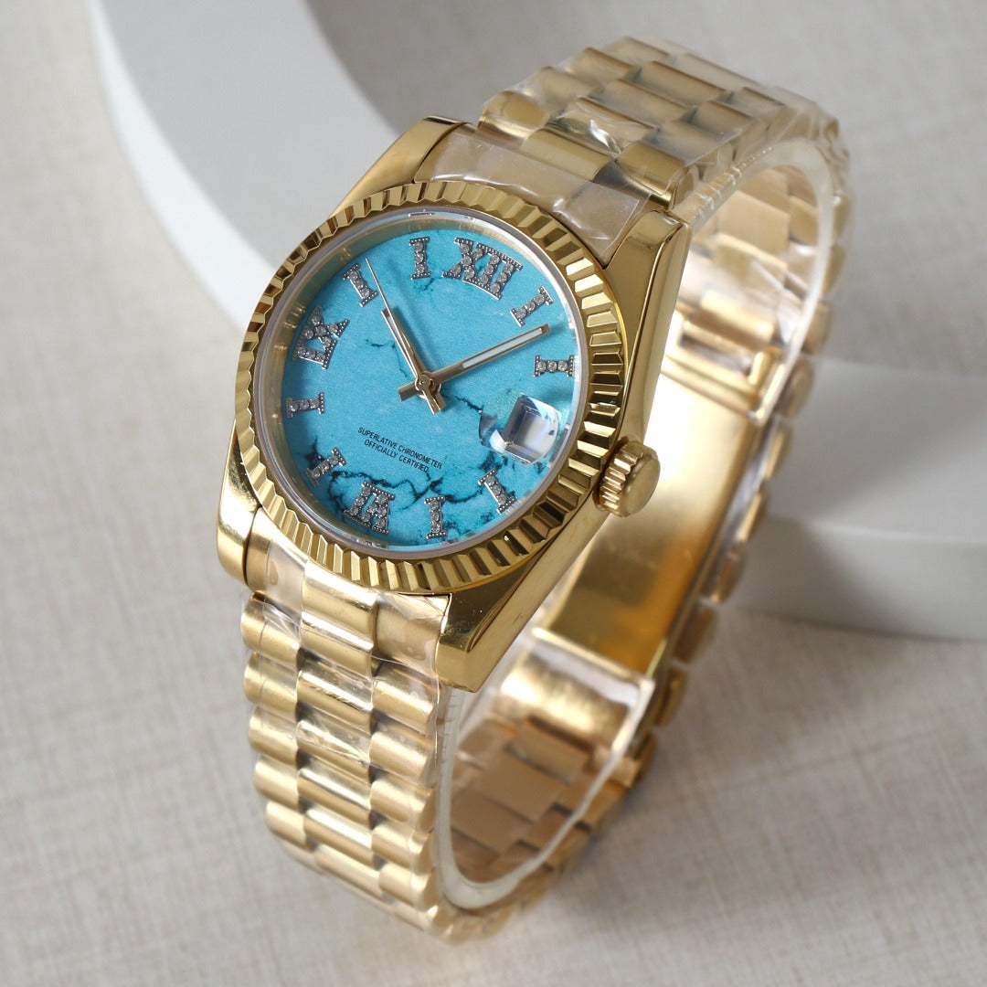 Datejust Presidential Custom Roman Dial Mod