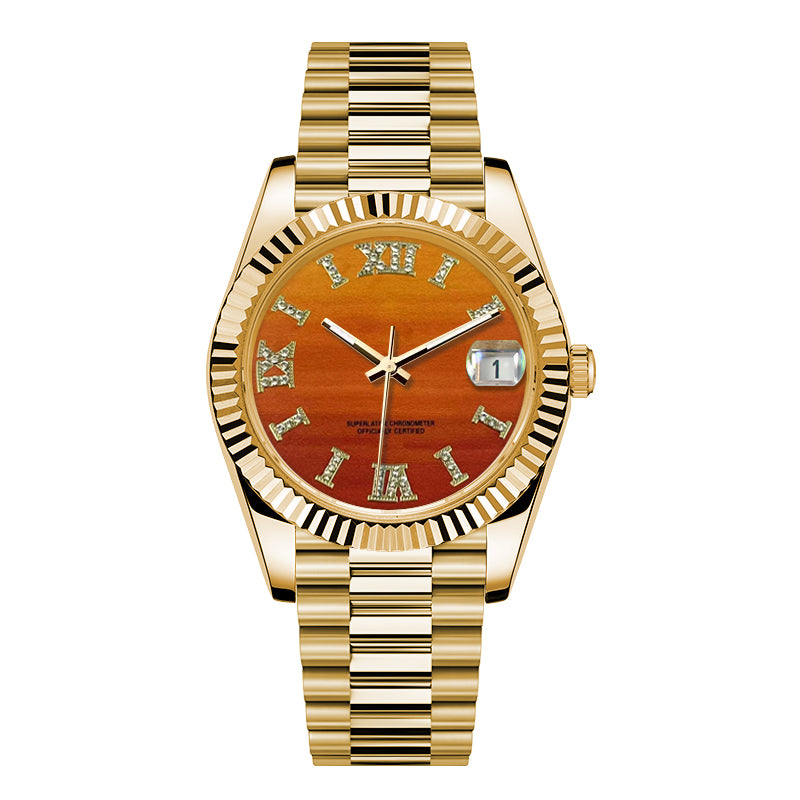 Datejust Presidential Custom Roman Dial Mod