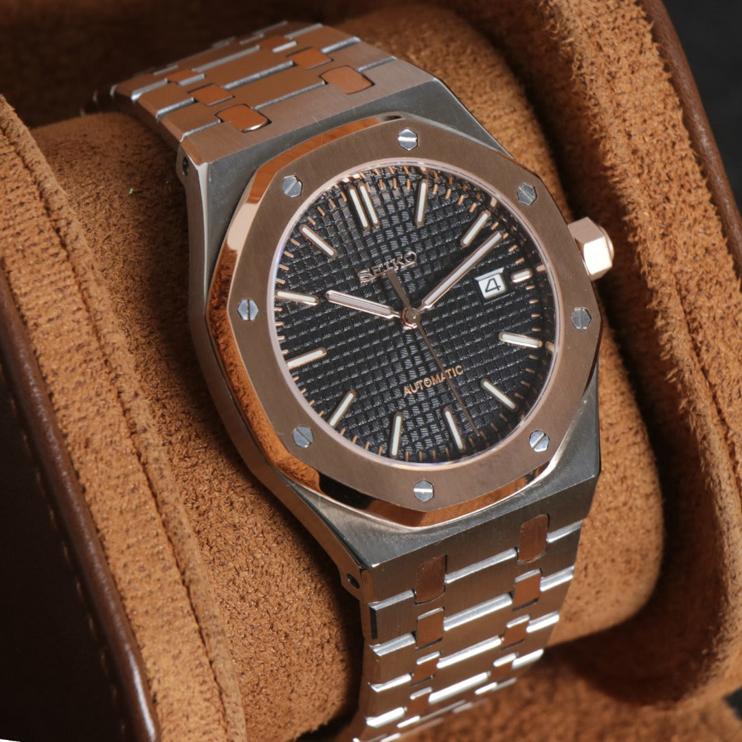 Royal Oak Rose Gold Black Dial